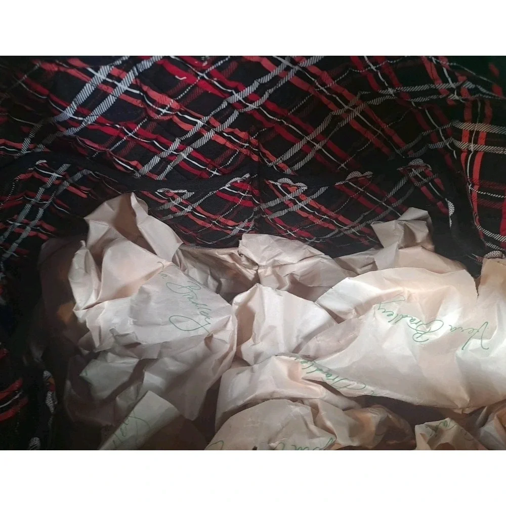 NWT Vera Bradley Vintage Retired Black Pirouette Travel Weekend Diaper Bag Quilt - Picture 9 of 15